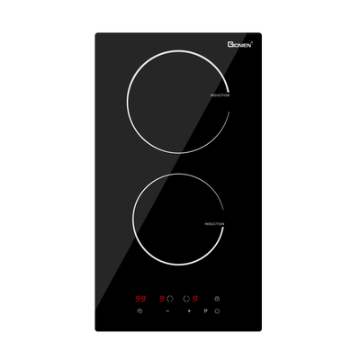 kopen 2 Brander Elektrische kookplaat 220V-240V Ingebouwde inductie kookplaat 12 inch 3500W online manufacture