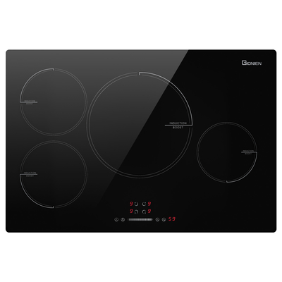 kopen 30 inch 4 brander elektrische inductie kookplaat 220-240V 7200W met precieze stroomtijdregeling online manufacture