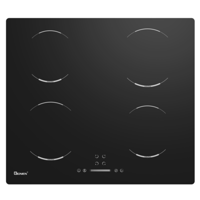 4 brander elektrische kookplaat 220V-240V 24 inch ingebouwde inductie kookplaat 6400W